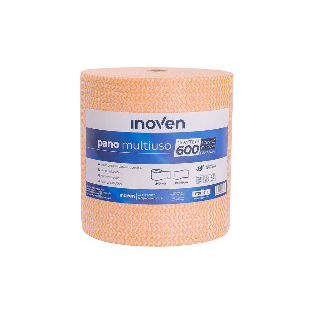 Pano Multiuso Inoven 28X240M 35G Laranja