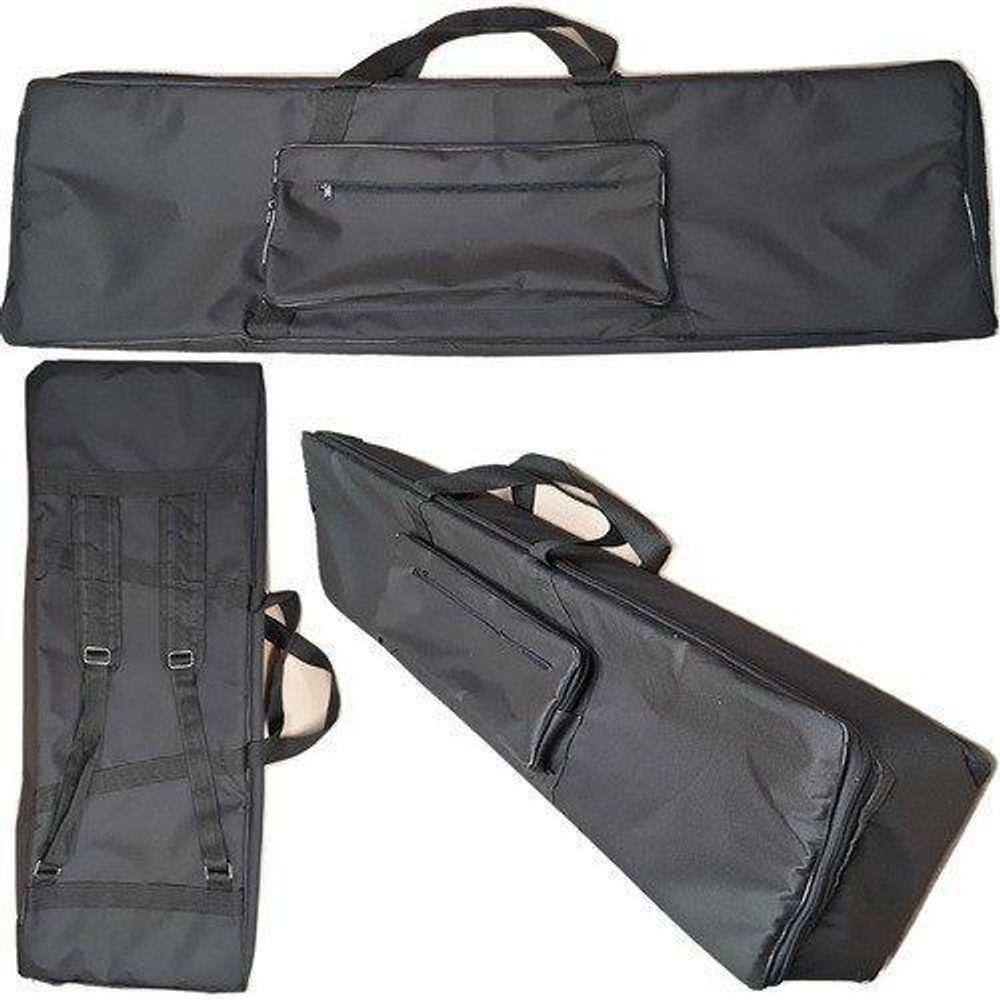 Capa Para Teclado Akai Advance 49 Master Luxo Nylon Preto