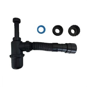 Sifão Sanfonado Universal Black Extensível Até 50cm