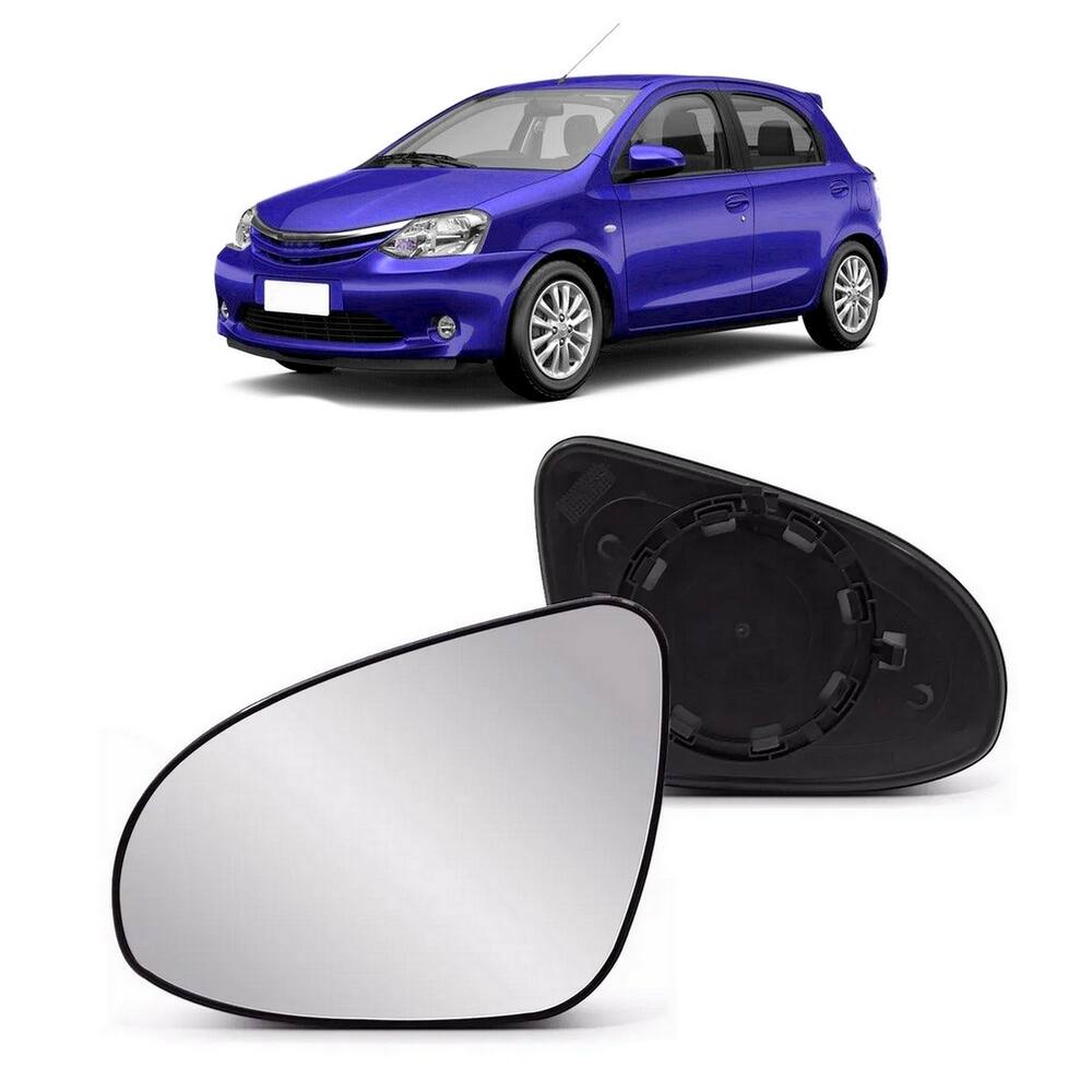 LENTE VIDRO RETROVISOR ETIOS 2014 diante Manual MOTORISTA