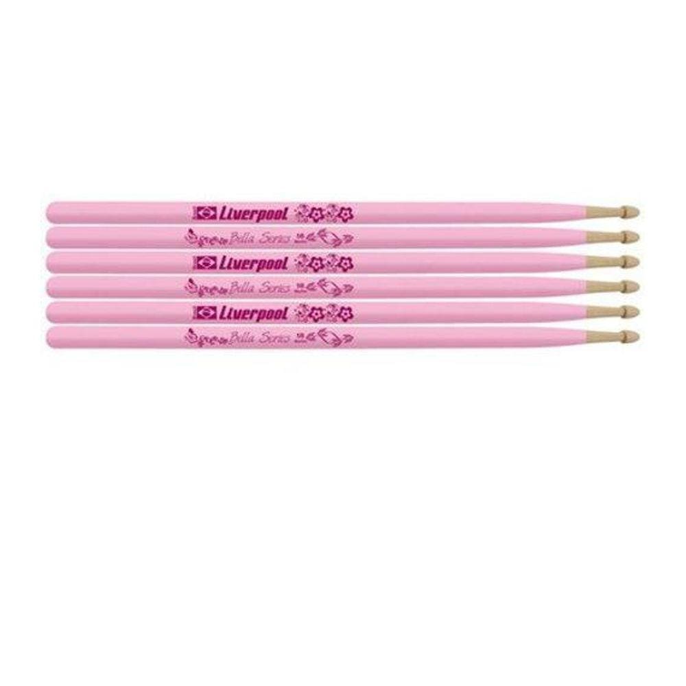 Baqueta Liverpool Bella Marfim Lb-5Bm Kit 3 Pares