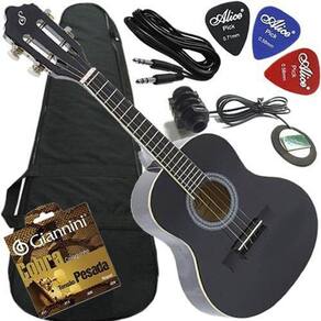 Kit Cavaquinho Canhoto Eletroacústico Spruce Cs14 Giannini
