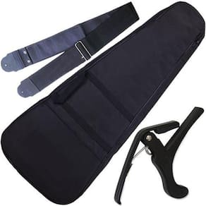 Kit Capa Luxo Acolchoada Violão Folk + Capotraste + Correia