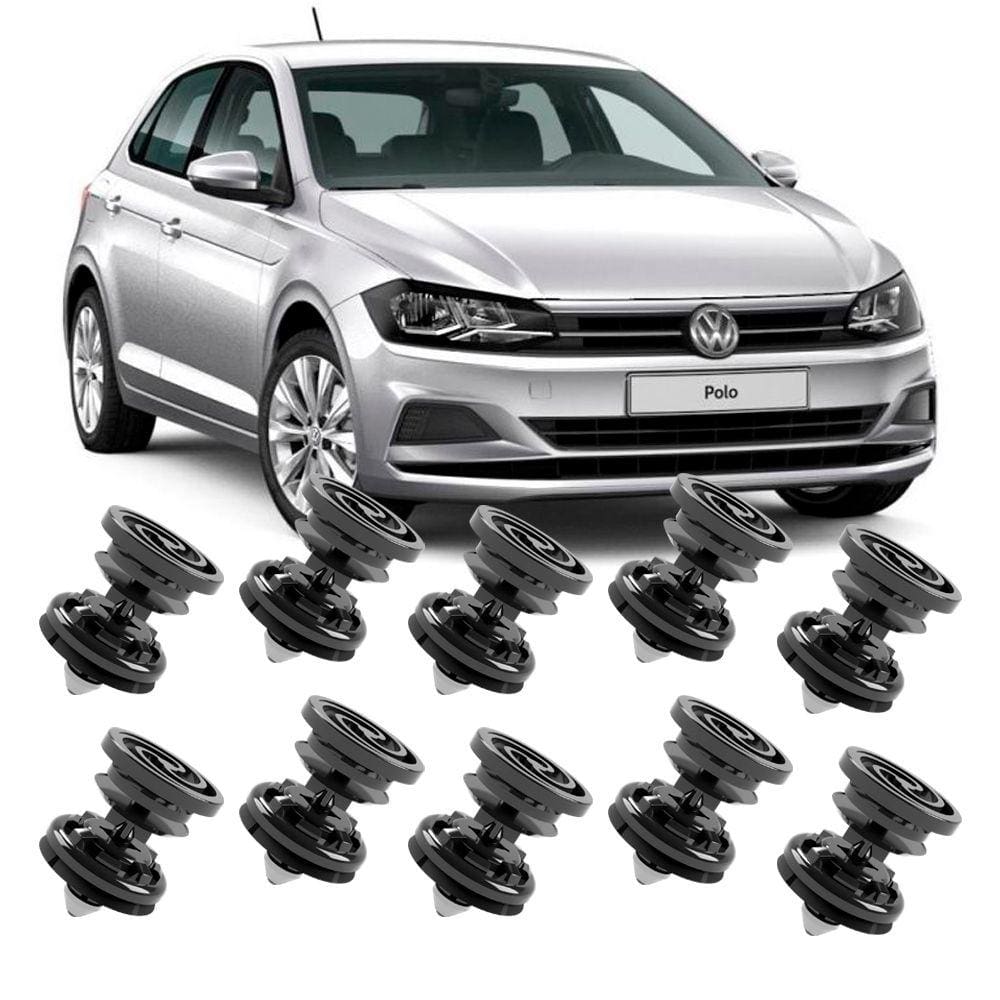 Kit 10 Grampos Presilhas Para Forro Porta Polo Hatch 2018 2019 2020 2021 2022 2023 2024