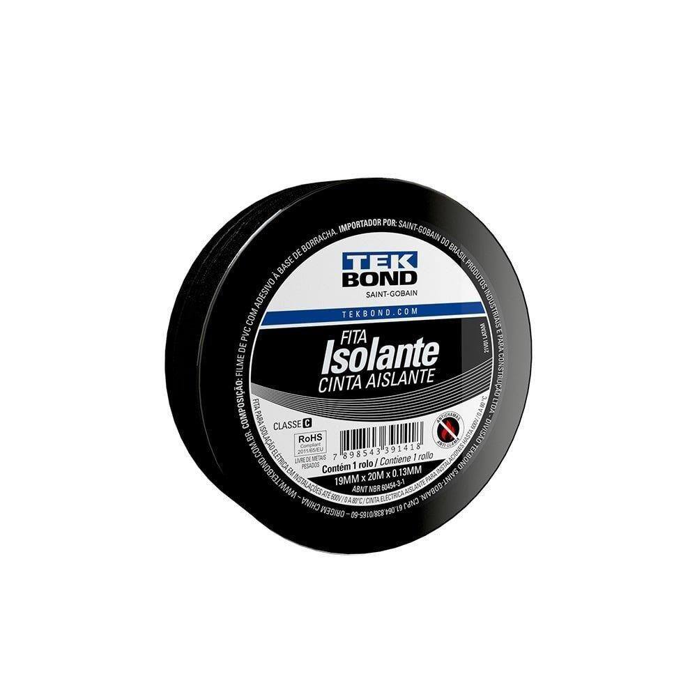 Fita Isolante Tekbond 19Mmx20m Uso Geral 10X1