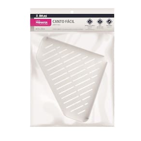 Cantoneira Plástico Atlas Canto Fácil 20x20cm PR5014-2 Branco