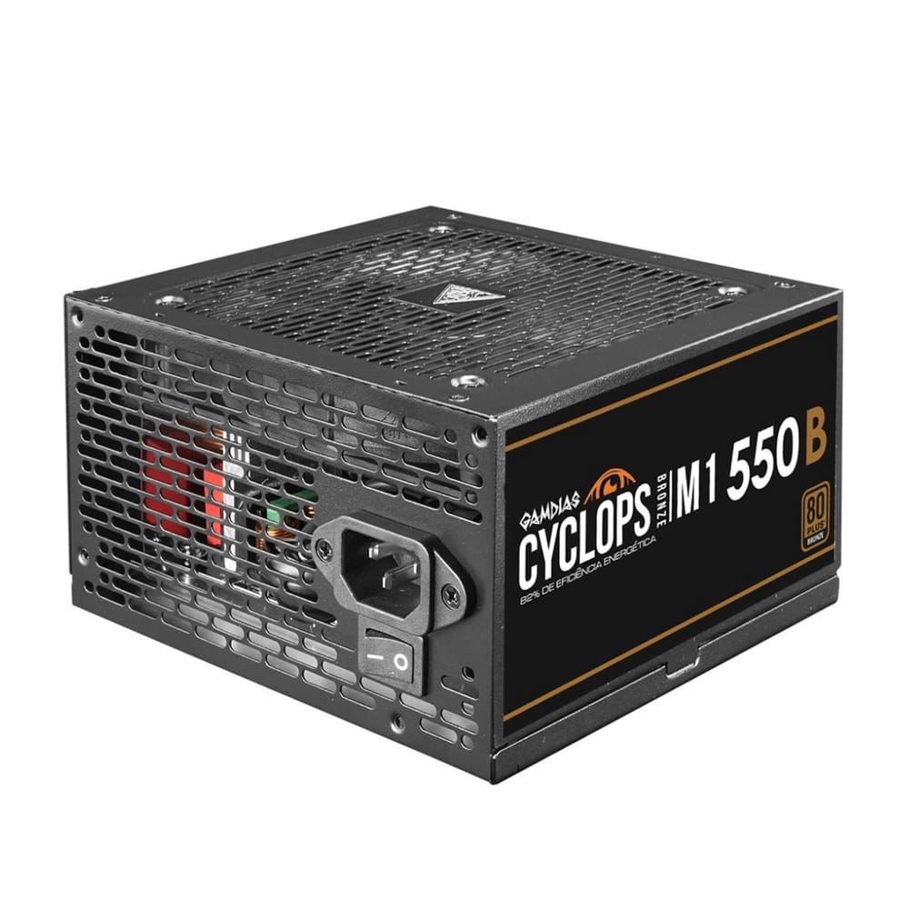 Fonte Gamer Gamdias Cyclops M1-550B 80 Plus Bronze ATX 2.31 PFC Ativo