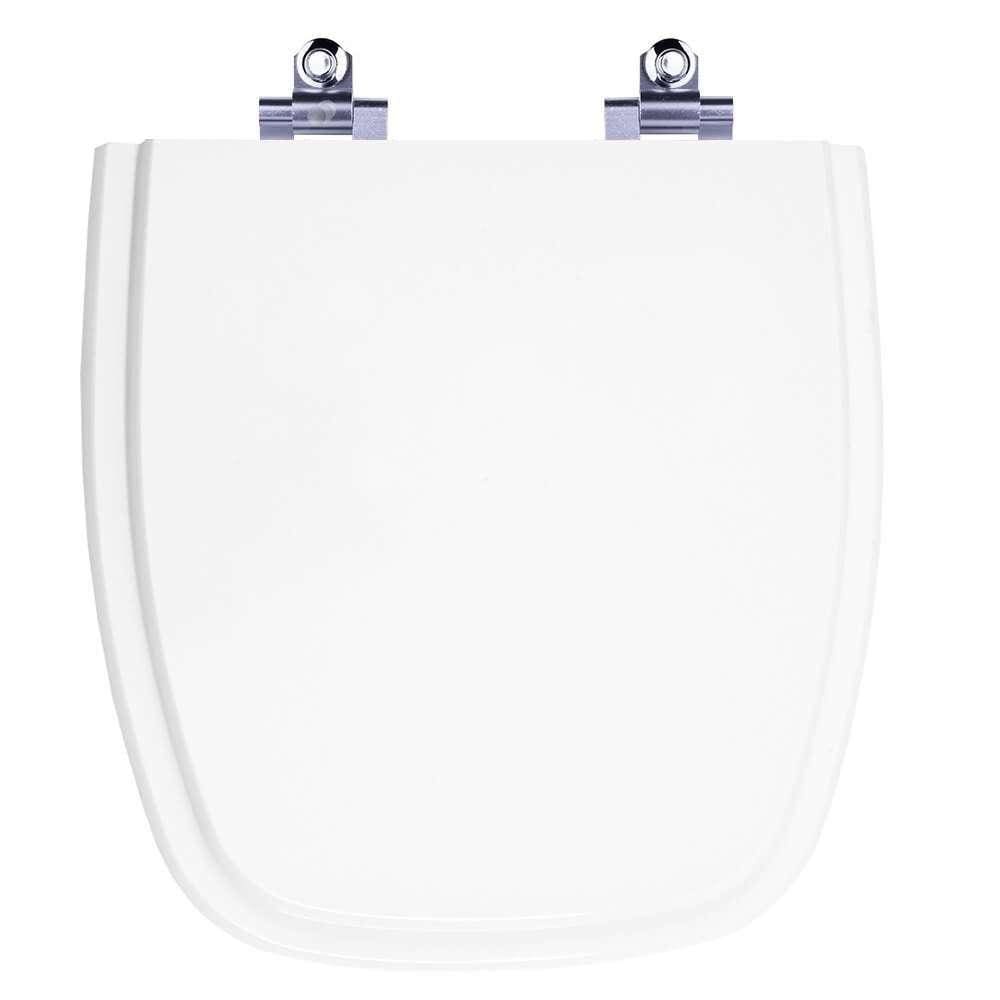 Assento Sanitário Laqueado Soft Close Flex Branco para vaso Deca