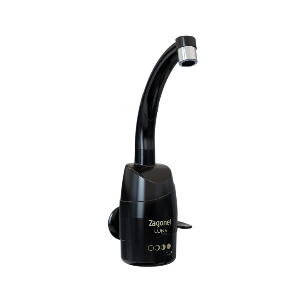 Torneira Eletrica de Parede Luna Black 4 Temperaturas 5500W 220V - Zagonel