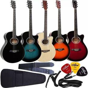 Kit Violão Giannini Gsf1R Eletroacústico Capa Capotraste