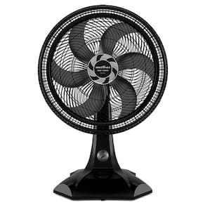Ventilador De Mesa 30cm Bvt301 Com 6 Pás E 3 Velocidades Britânia Preto 127v