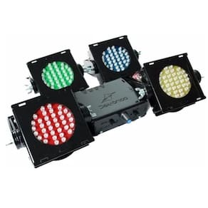 Kit 4 Canhão Led, Iluminação Dj Profissional, Jogo Luz Rgby