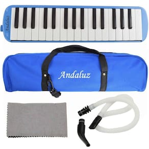 Escaleta Andaluz Ft32K Azul 32 Teclas Piânica Com Bag