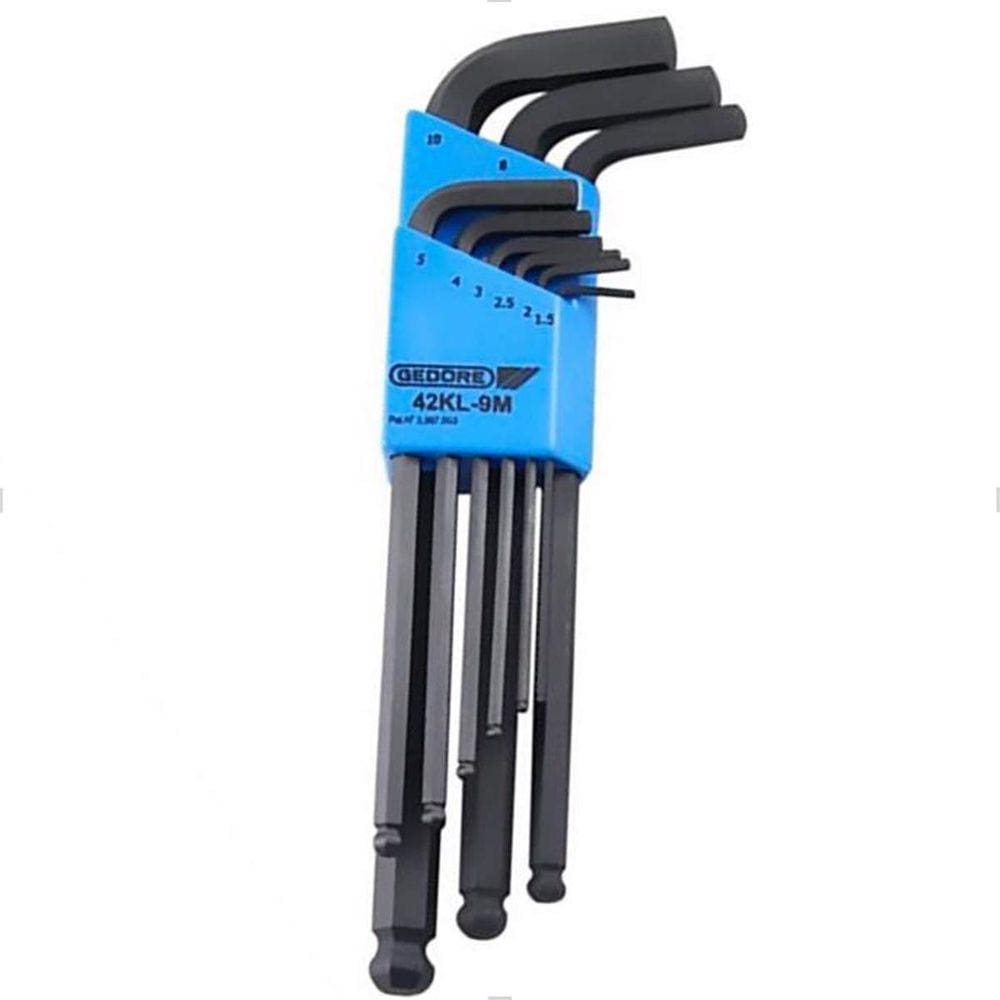 Jogo de Chave Allen Longa 1,5 a 14mm 14pçs 012304 Gedore