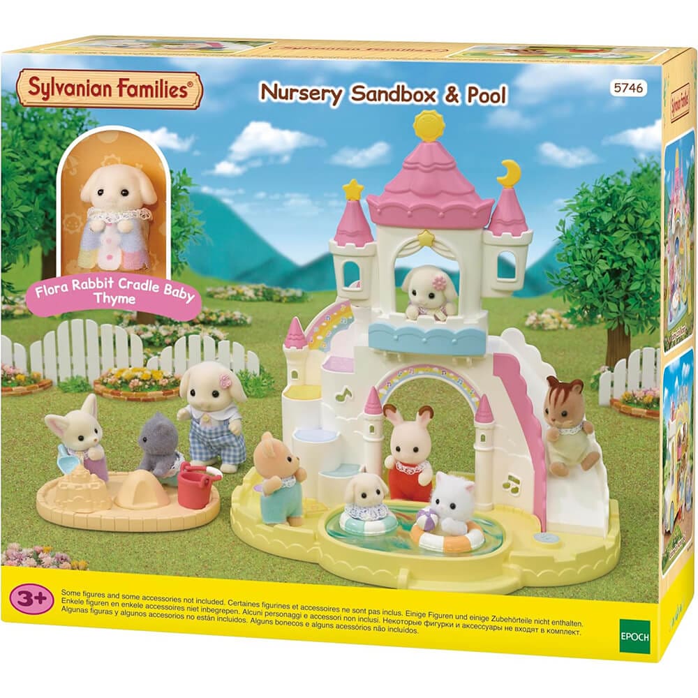 Sylvanian Families Piscina E Caixa De Areia Jardim Da Infancia Epoch