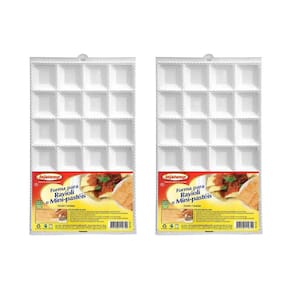 Kit 2 Forma Ravioli E Mini Pastel Faz 24 Por Vez