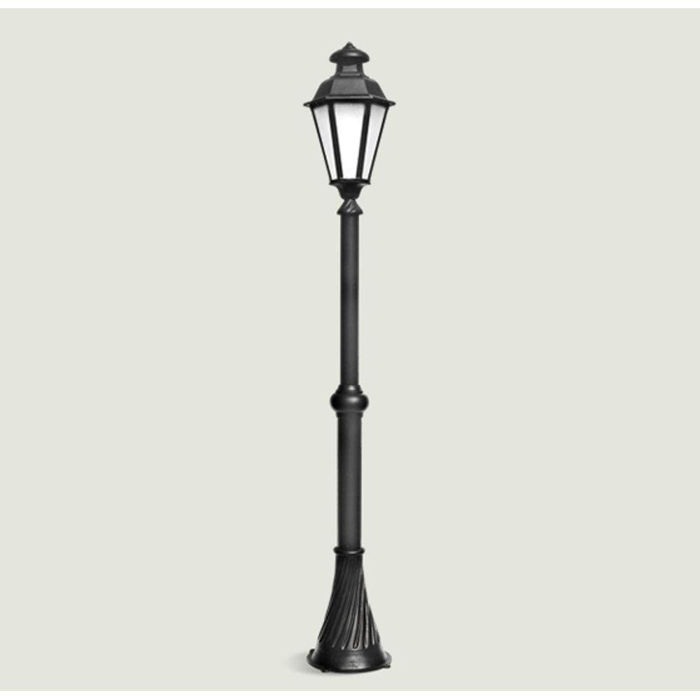 Poste Para Jardim Aluminium Preto 2,32m 19000/1