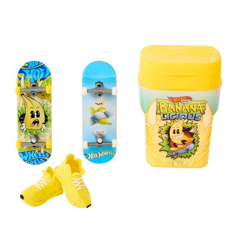 Hot Wheels Skate Pacote Chiclete Sabor Banana - Mattel