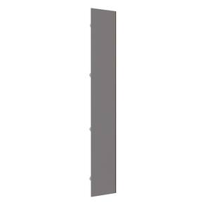 Porta Para Roupeiro Canto 40cm Champagne Cinza Puro