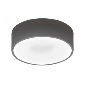 Plafon Taschibra Sushi Led Redondo Bivolt 6500k Luz Branca Bivolt Preto