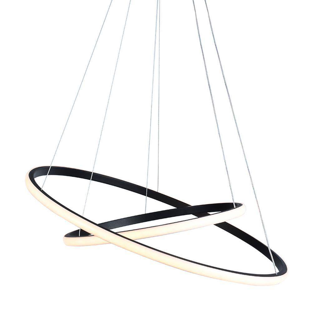 Lustre Pendente Taschibra Design Montreal 35w Led 60cm Luz Quente 3000k Bivolt Ouro