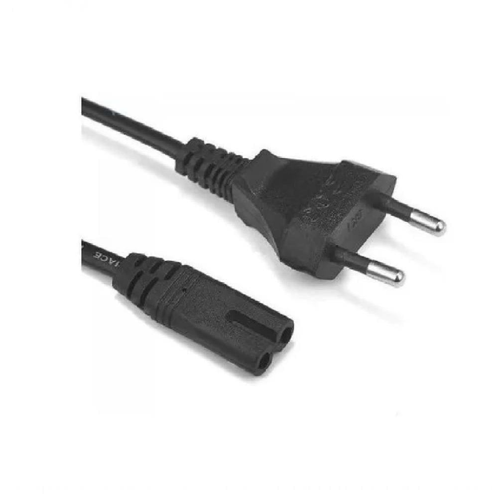 Cabo De Força Bipolar 8 P- Fonte Notebook, Impressora E Radio 1.5 Mts