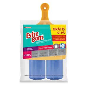 Saco P/ Lixo Cbo Promocional 100L + Pa Azul Esfrebom Bt319