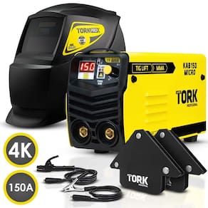 Maquina De Solda Inversora 150A Mma + Kit Scim-6150 220V