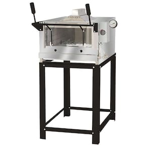 Forno Industrial De Lastro A Gas Inox Firiv80 1 Camara 80X45x27 Com Infravermelho - Venancio