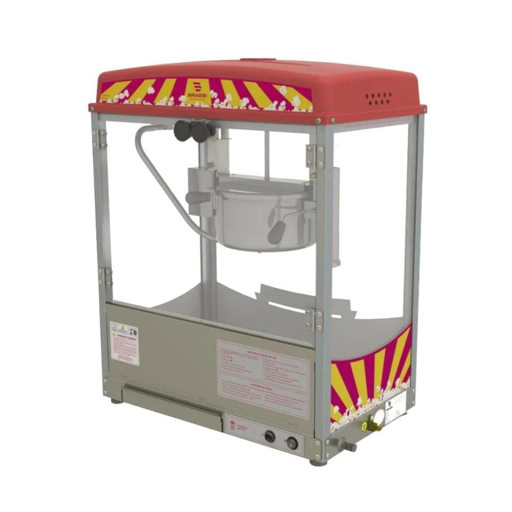 Maquina Pipoqueira Inox Bmp-150i 127V - Braesi