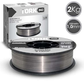 Arame Solda Mig Alumínio 1,0mm Para Uso Com Gás 2 KG Tork