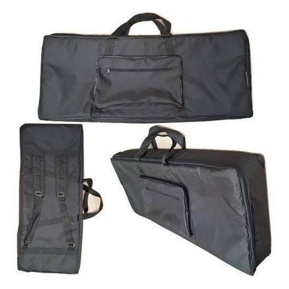 Capa Bag Teclado Roland Jupter 80 Nylon Master Luxo Preto