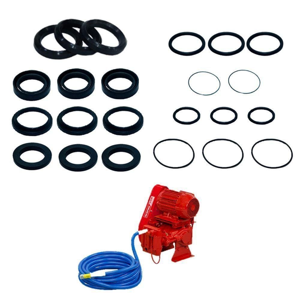 Kit Reparo Vedação Lavadora Wayne 3 Pistões Lu Hu 3401