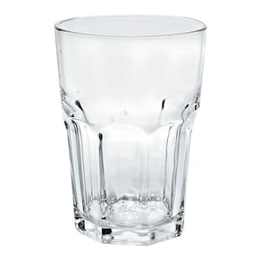 Copo Facetado Água Suco 400Ml 12 Cm 100% Vidro