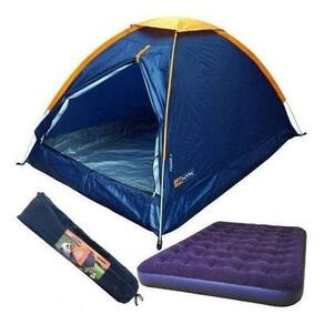 Barraca Nautika Impermeavel 2 Pessoa Camping + Colchão Casal
