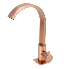 Torneira Quadrada Lavatorio/Banheiro Rose Gold Fosco Metal