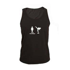 Regata Masculina Algodão Your Girlfriend Estampada