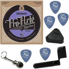 Cordas D`Addario Violão Clássico Extra Hard Ej44 + Kit Iz1