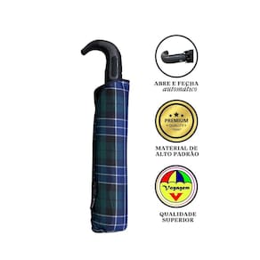 Guarda Chuva Automático Luxo Voyagem 9027 Verde