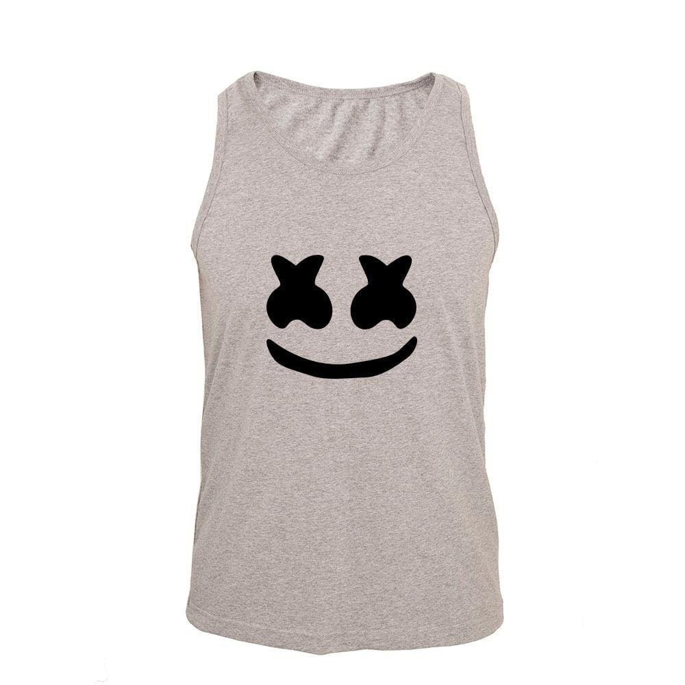 Regata Masculina Algodão Smiley Estampada Básica