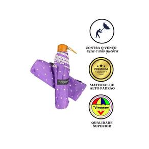 Guarda Chuva Reforçado Voyagem 010R - Contra O Vento Lilas