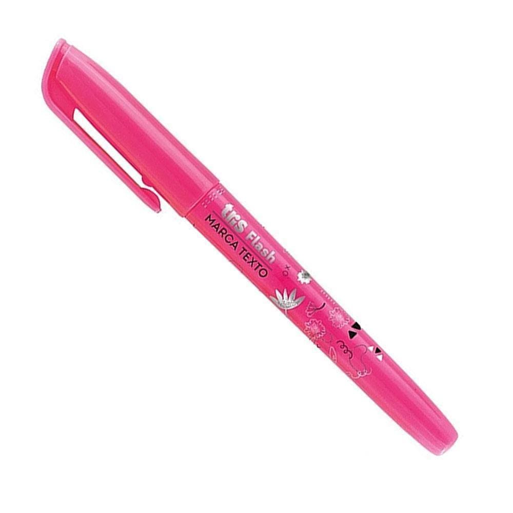 Marca Texto Holic Pop Flash Rosa Neon Tris 685731