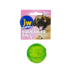 Brinquedo Bola JW Squeak-EE Ball Com Apito Para Cães Filhote e Pequeno - Verde