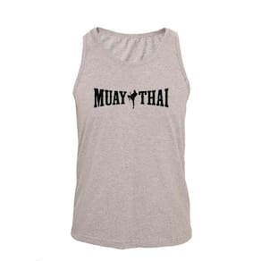 Regata Masculina Algodão Muay Thai 4 Estampada Verão Moderna