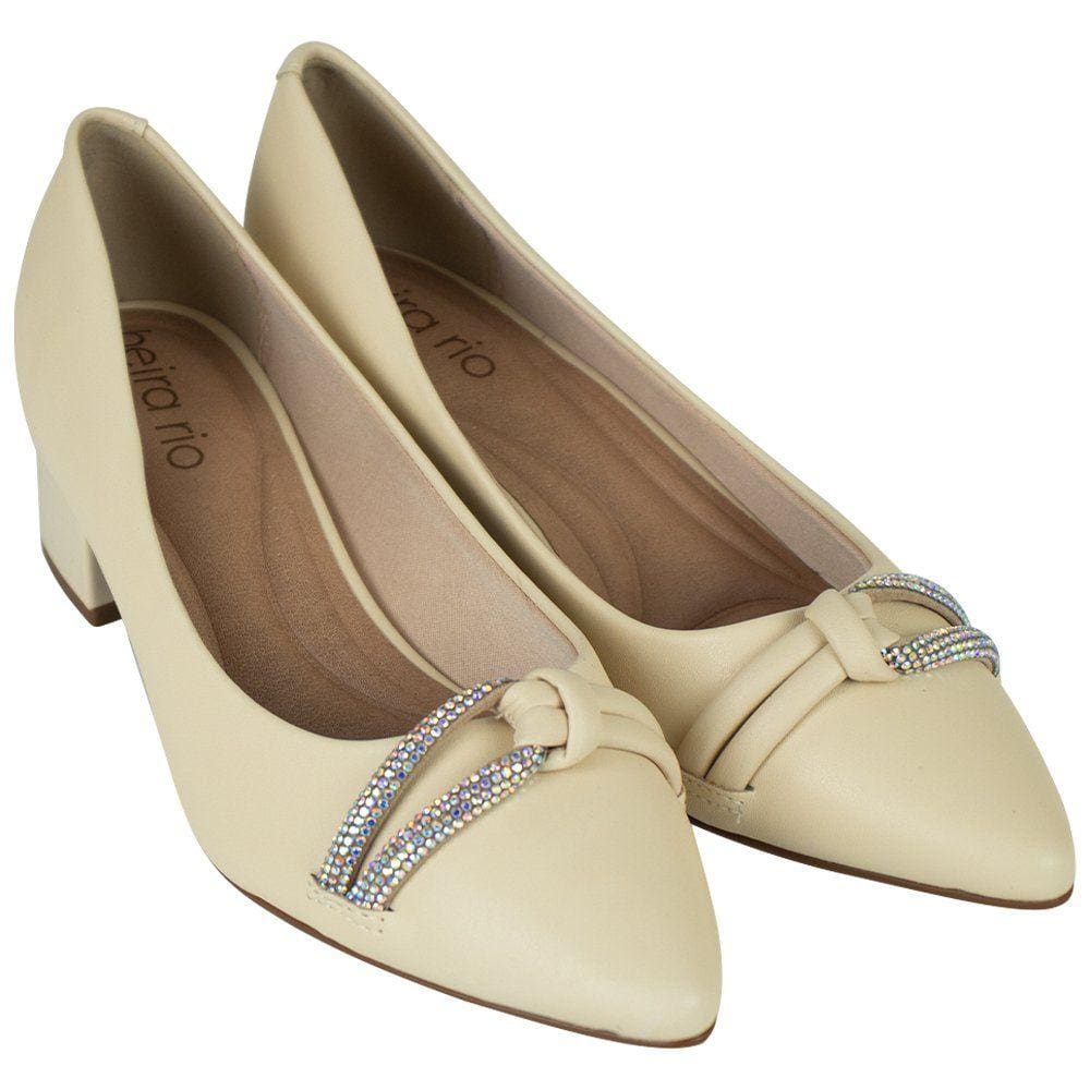 Scarpin Beira Rio Brilho Feminino
