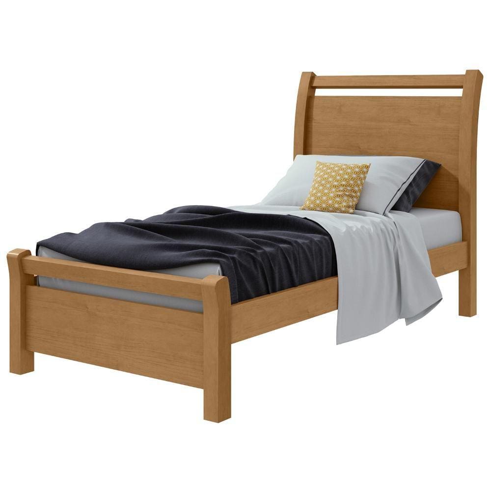 Cama Lopas Solt 0,90 Reali  Amendoa Clean
