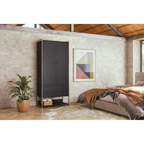 Closet Industrial Modulo 05 Preto Ac