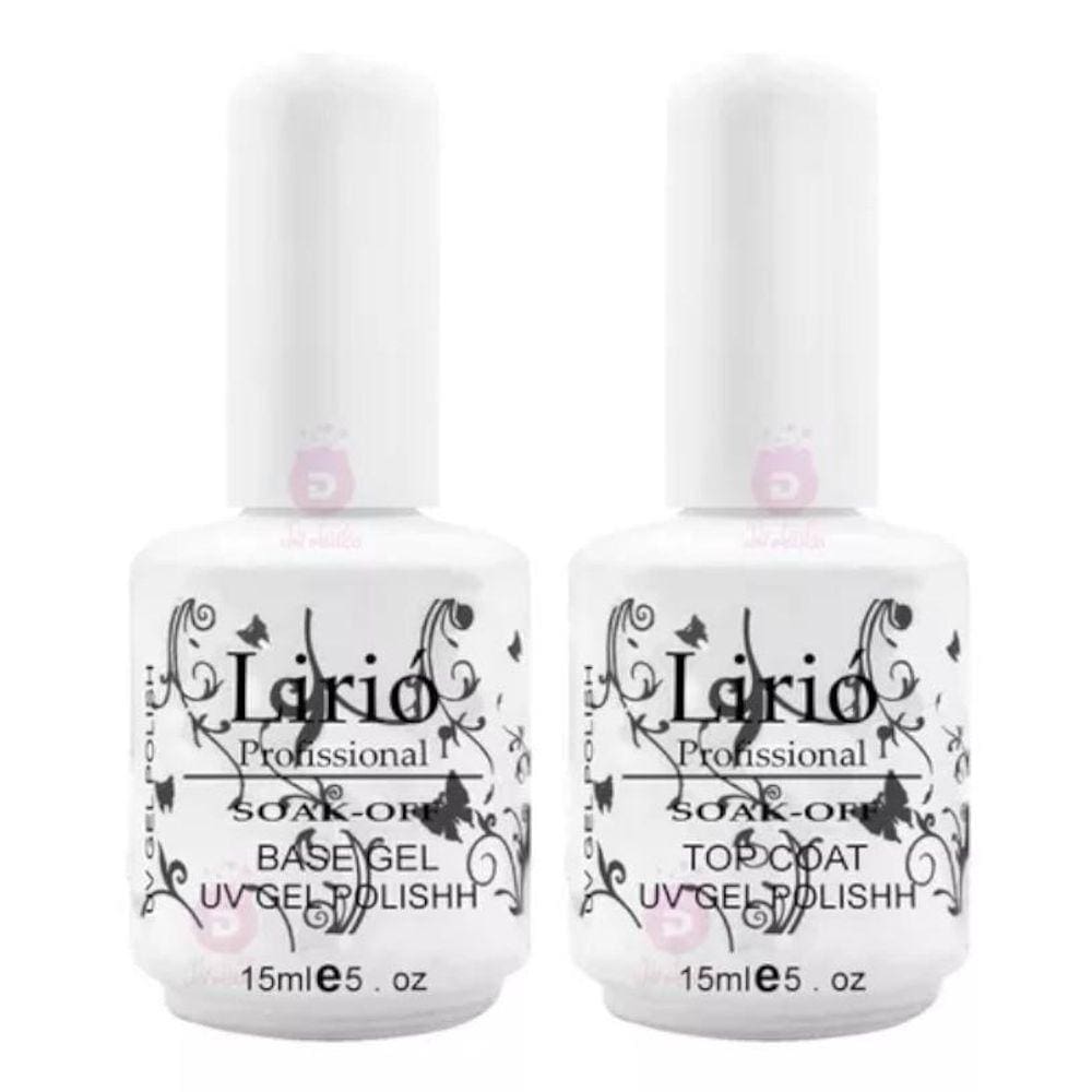 Kit 2 Ultra Selante Top Coat Lirió Porcelana Gel Finalizador