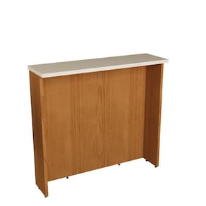 Bancada para Cozinha Ilha 120cm Cozinha Milão Freijó Rocks / Cinza Argila