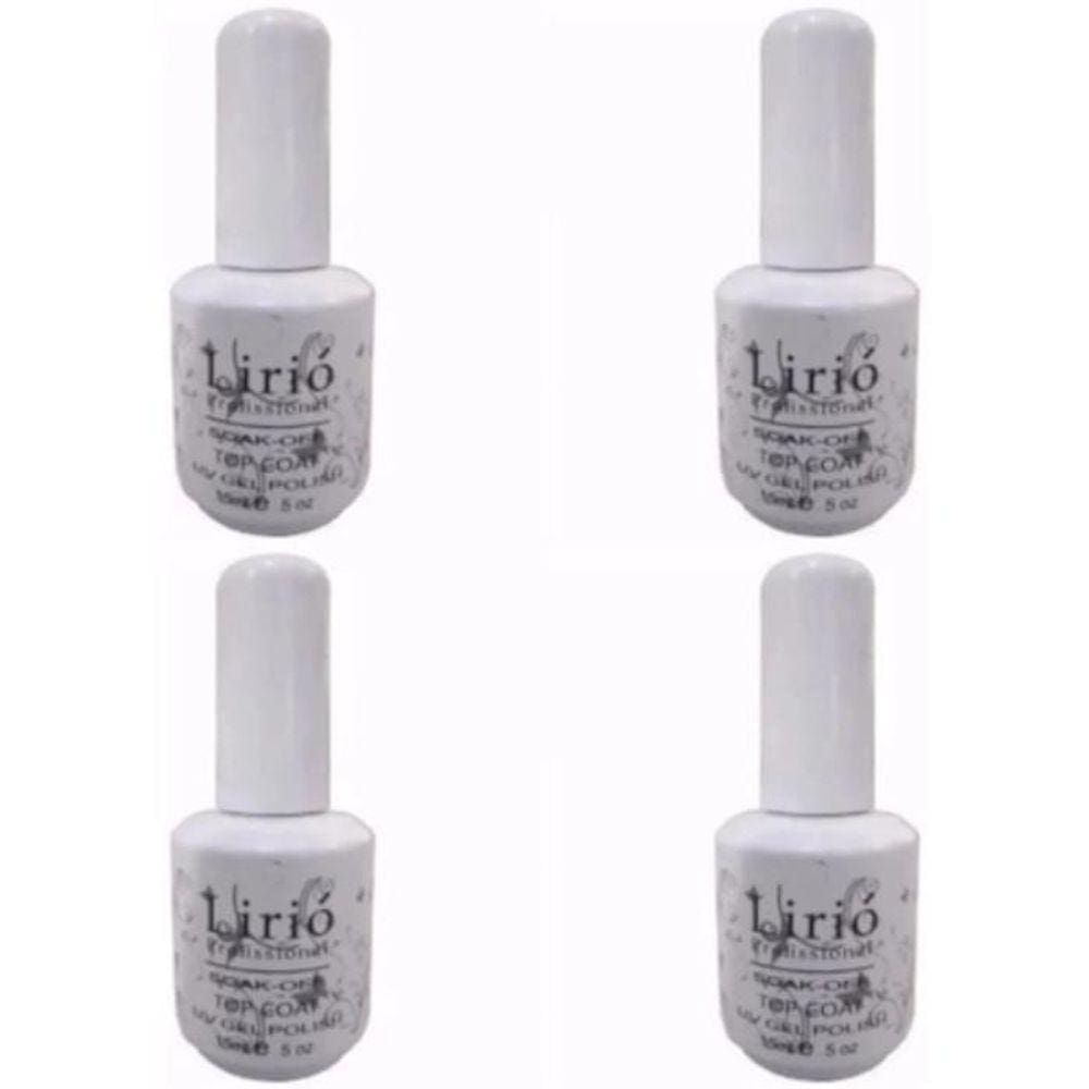 Kit 4 Ultra Top Coat / Selante Lirio 15 Ml  Com